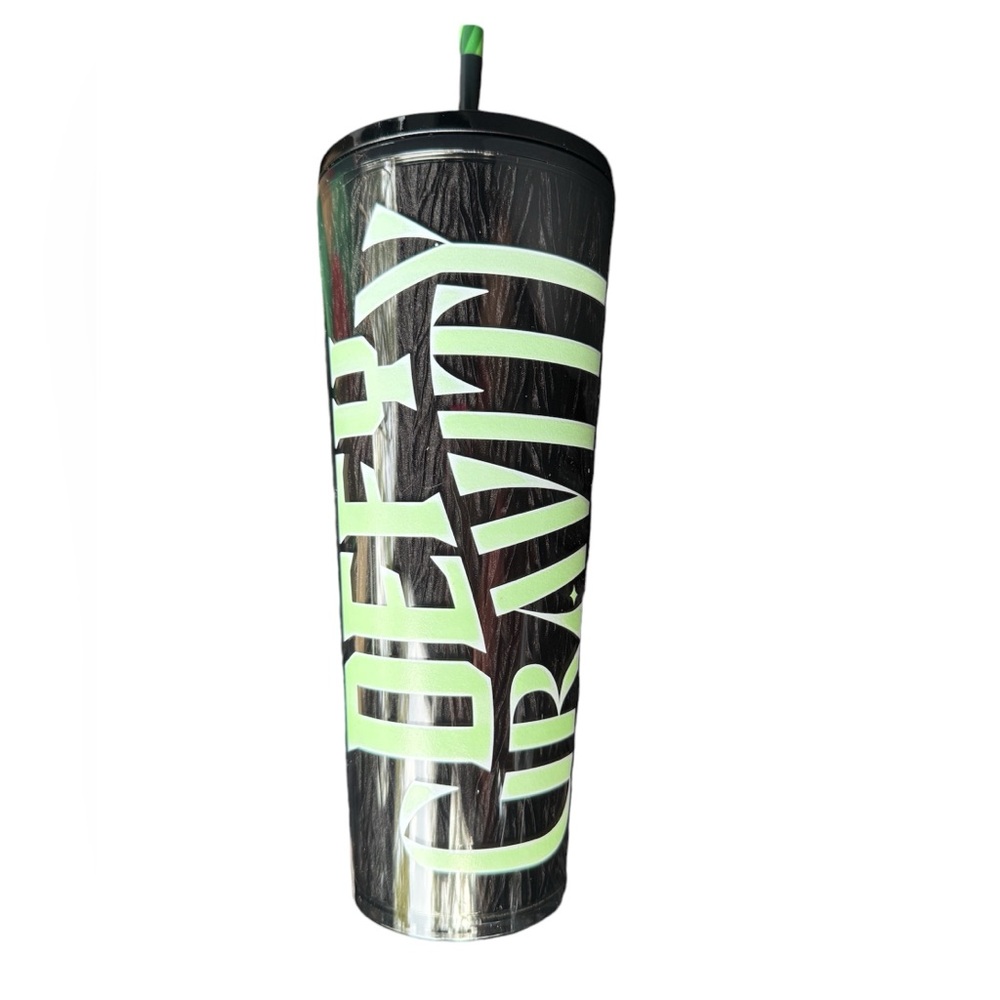 NWT Wicked x Starbucks Limited Edition Defy Gravity Glow-in-the-Dark Tumbler Cup - Picture 3 of 6